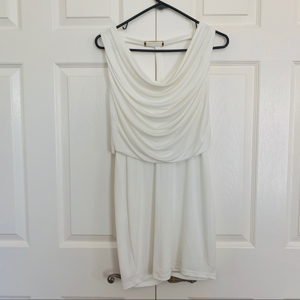 Foreign Exchange White Mini Dress